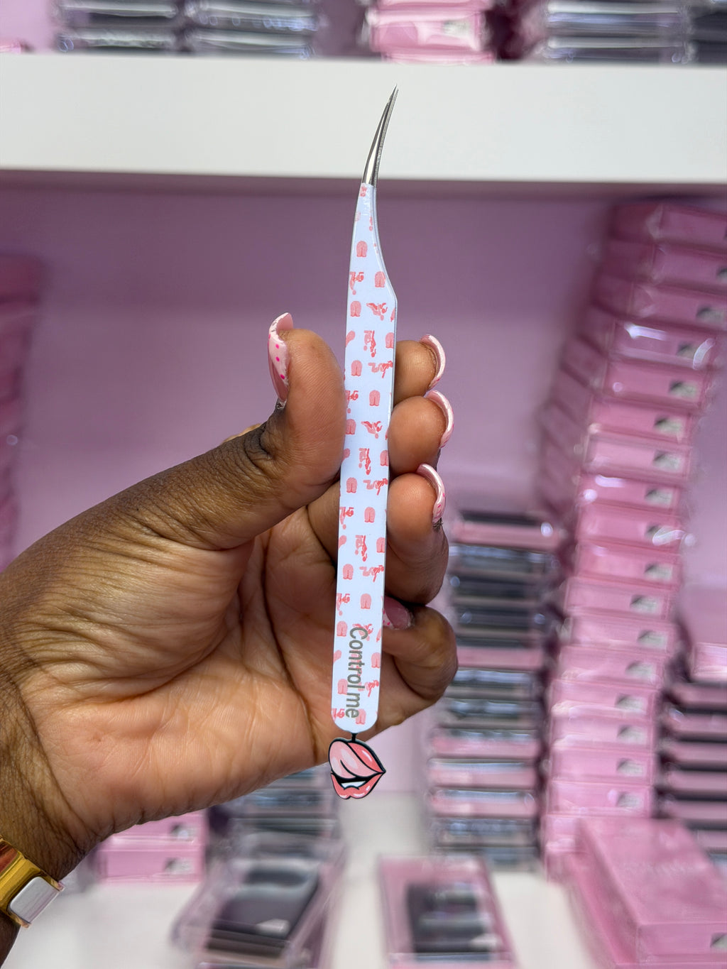 No Manners Tweezers |Non Fiber Tip
